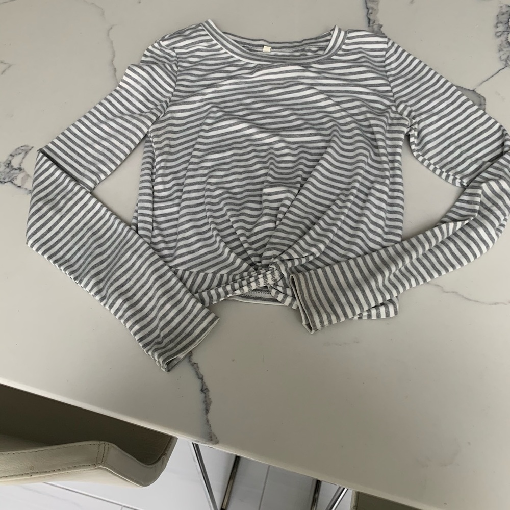 Long sleeve striped t shirt